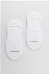 ΚΑΛΤΣΕΣ 2-PACK ΧΡΩΜΑ: ΑΣΠΡΟ 701218771 CALVIN KLEIN