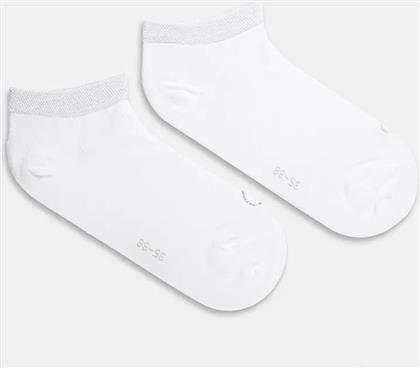 ΚΑΛΤΣΕΣ 2-PACK ΧΡΩΜΑ: ΑΣΠΡΟ, 701230614 CALVIN KLEIN