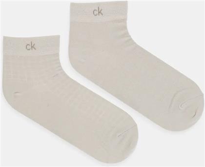 ΚΑΛΤΣΕΣ 2-PACK ΧΡΩΜΑ: ΜΠΕΖ, 701231369 CALVIN KLEIN