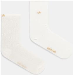 ΚΑΛΤΣΕΣ 2-PACK ΧΡΩΜΑ: ΜΠΕΖ, 701232094 CALVIN KLEIN