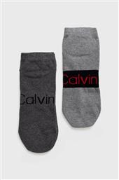 ΚΑΛΤΣΕΣ (2-PACK) ΧΡΩΜΑ: ΓΚΡΙ 701218712 CALVIN KLEIN από το ANSWEAR