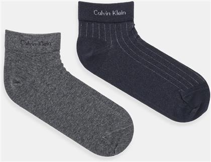 ΚΑΛΤΣΕΣ 2-PACK ΧΡΩΜΑ: ΓΚΡΙ, 701235972 CALVIN KLEIN