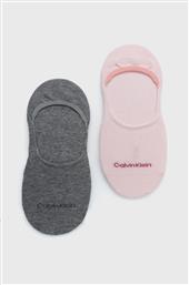 ΚΑΛΤΣΕΣ 2-PACK ΧΡΩΜΑ: ΡΟΖ 701218771 CALVIN KLEIN