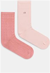 ΚΑΛΤΣΕΣ 2-PACK ΧΡΩΜΑ: ΡΟΖ, 701230656 CALVIN KLEIN