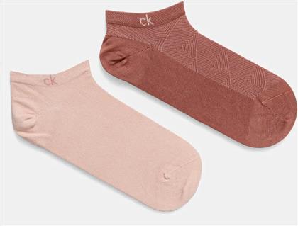 ΚΑΛΤΣΕΣ 2-PACK ΧΡΩΜΑ: ΡΟΖ, 701231383 CALVIN KLEIN