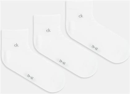 ΚΑΛΤΣΕΣ 3-PACK ΧΡΩΜΑ: ΑΣΠΡΟ, 701234209 CALVIN KLEIN