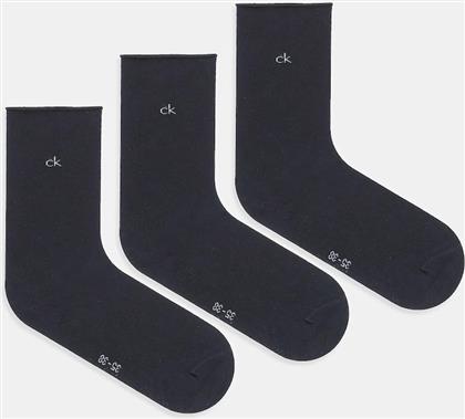 ΚΑΛΤΣΕΣ 3-PACK ΧΡΩΜΑ: ΜΑΥΡΟ, 701234368 CALVIN KLEIN