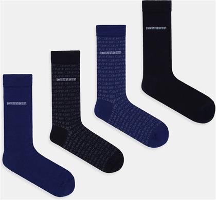 ΚΑΛΤΣΕΣ 4-PACK ΧΡΩΜΑ: ΜΠΛΕ, 701235980 CALVIN KLEIN