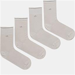 ΚΑΛΤΣΕΣ 4-PACK ΧΡΩΜΑ: ΓΚΡΙ, 701235367 CALVIN KLEIN