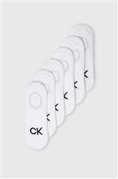 ΚΑΛΤΣΕΣ 6-PACK ΧΡΩΜΑ: ΑΣΠΡΟ, 701220501 701220501 CALVIN KLEIN από το ANSWEAR