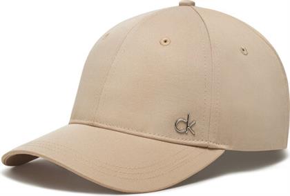 ΚΑΠΕΛΟ JOCKEY CK METAL COTTON CAP K60K613102 ΓΚΡΙ CALVIN KLEIN