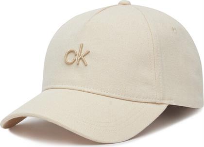 ΚΑΠΕΛΟ JOCKEY RAISED EMBROIDERY K60K613118 ΕΚΡΟΥ CALVIN KLEIN