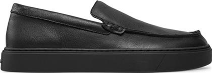 ΚΛΕΙΣΤΑ ΠΑΠΟΥΤΣΙΑ MOCCASIN LTH HM0HM01793 ΜΑΥΡΟ CALVIN KLEIN