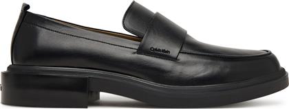 LOAFERS CUPPED BAND LOAFER LTH HM0HM02065 ΜΑΥΡΟ CALVIN KLEIN