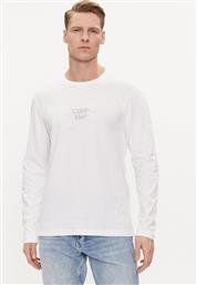 LONGSLEEVE LINE LOGO K10K112483 ΛΕΥΚΟ REGULAR FIT CALVIN KLEIN