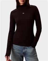 LS WOVEN LABEL TURTLENECK CALVIN KLEIN
