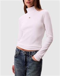 LS WOVEN LABEL TURTLENECK CALVIN KLEIN
