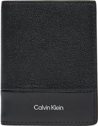 ΜΕΓΑΛΟ ΠΟΡΤΟΦΟΛΙ ΑΝΔΡΙΚΟ CK MUST BIFOLD 10CC K50K512679 ΜΑΥΡΟ CALVIN KLEIN