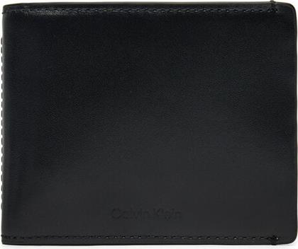 ΜΙΚΡΟ ΠΟΡΤΟΦΟΛΙ ΑΝΔΡΙΚΟ CK GLOW BIFOLD 5CC W/COIN K50K512489 ΜΑΥΡΟ CALVIN KLEIN