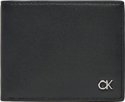 ΜΙΚΡΟ ΠΟΡΤΟΦΟΛΙ ΑΝΔΡΙΚΟ METAL CK BIFOLD 6CC K50K512289 ΜΑΥΡΟ CALVIN KLEIN