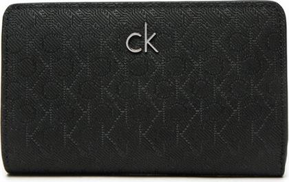 ΜΙΚΡΟ ΠΟΡΤΟΦΟΛΙ ΓΥΝΑΙΚΕΙΟ CK DAILY MEDIUM BIFOLD-MONO K60K612824 ΜΑΥΡΟ CALVIN KLEIN