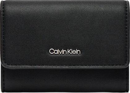 ΜΙΚΡΟ ΠΟΡΤΟΦΟΛΙ ΓΥΝΑΙΚΕΙΟ CK MUST TRIFOLD SM K60K607251 ΜΑΥΡΟ CALVIN KLEIN