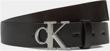 MONOGRAM PLAQUE BUCKLE 30MM CALVIN KLEIN
