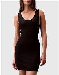 NOVELTY SHEEN CROSS BACK DRESS CALVIN KLEIN