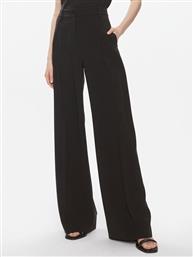 ΠΑΝΤΕΛΟΝΙ ΥΦΑΣΜΑΤΙΝΟ K20K206774 ΜΑΥΡΟ WIDE LEG CALVIN KLEIN