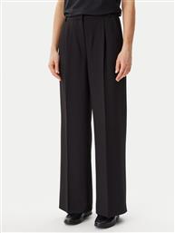 ΠΑΝΤΕΛΟΝΙ ΥΦΑΣΜΑΤΙΝΟ TRAVEL TWILL K20K208214 ΜΑΥΡΟ WIDE LEG CALVIN KLEIN