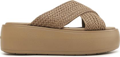 ΠΑΝΤΟΦΛΕΣ BUBBLE SLIDE-WOVEN HW0HW01468 ΚΑΦΕ CALVIN KLEIN