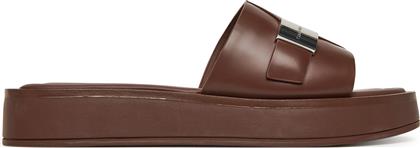 ΠΑΝΤΟΦΛΕΣ FLATFORM SLIDE W/CK HW - LTH HW0HW02368 ΚΑΦΕ CALVIN KLEIN