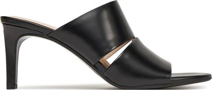 ΠΑΝΤΟΦΛΕΣ HEEL MULE 70 - LTH 2 STRAPS HW0HW02460 ΜΑΥΡΟ CALVIN KLEIN