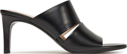 ΠΑΝΤΟΦΛΕΣ HEEL MULE 70 - LTH 2 STRAPS HW0HW02460 ΜΑΥΡΟ CALVIN KLEIN