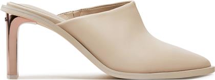 ΠΑΝΤΟΦΛΕΣ HEEL MULE PUMP 70 LTH HW0HW02091 ΕΚΡΟΥ CALVIN KLEIN