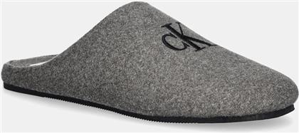 ΠΑΝΤΟΦΛΕΣ HOME SLIPPER MULE ΧΡΩΜΑ: ΓΚΡΙ, HM0HM01931 CALVIN KLEIN