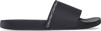 ΠΑΝΤΟΦΛΕΣ POOL SLIDE RUBBER HM0HM00981 ΜΑΥΡΟ CALVIN KLEIN