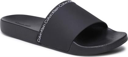 ΠΑΝΤΟΦΛΕΣ POOL SLIDE RUBBER HM0HM00981 ΜΑΥΡΟ CALVIN KLEIN