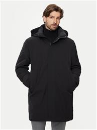 PARKA K10K113457 ΜΑΥΡΟ REGULAR FIT CALVIN KLEIN από το MODIVO