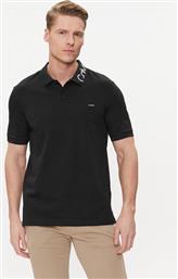 POLO K10K112467 ΜΑΥΡΟ REGULAR FIT CALVIN KLEIN