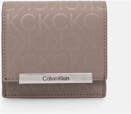 ΠΟΡΤΟΦΟΛΙ ΧΡΩΜΑ: ΓΚΡΙ, K60K612443 CALVIN KLEIN από το ANSWEAR