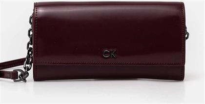 ΠΟΡΤΟΦΟΛΙ ΧΡΩΜΑ: ΜΟΒ, K60K612423 CALVIN KLEIN