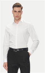 ΠΟΥΚΑΜΙΣΟ ESSENTIAL LV019EU000 ΛΕΥΚΟ SLIM FIT CALVIN KLEIN