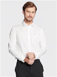 ΠΟΥΚΑΜΙΣΟ K10K110856 ΛΕΥΚΟ SLIM FIT CALVIN KLEIN