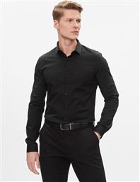 ΠΟΥΚΑΜΙΣΟ K10K112743 ΜΑΥΡΟ EXTRA SLIM FIT CALVIN KLEIN