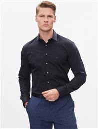 ΠΟΥΚΑΜΙΣΟ K10K112744 ΣΚΟΥΡΟ ΜΠΛΕ SLIM FIT CALVIN KLEIN