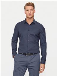 ΠΟΥΚΑΜΙΣΟ K10K113182 ΣΚΟΥΡΟ ΜΠΛΕ SLIM FIT CALVIN KLEIN