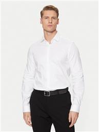 ΠΟΥΚΑΜΙΣΟ K10K113851 ΛΕΥΚΟ SLIM FIT CALVIN KLEIN