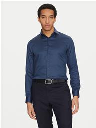 ΠΟΥΚΑΜΙΣΟ K10K114316 ΣΚΟΥΡΟ ΜΠΛΕ SLIM FIT CALVIN KLEIN