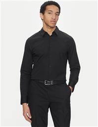 ΠΟΥΚΑΜΙΣΟ LV04LB145G ΜΑΥΡΟ SLIM FIT CALVIN KLEIN